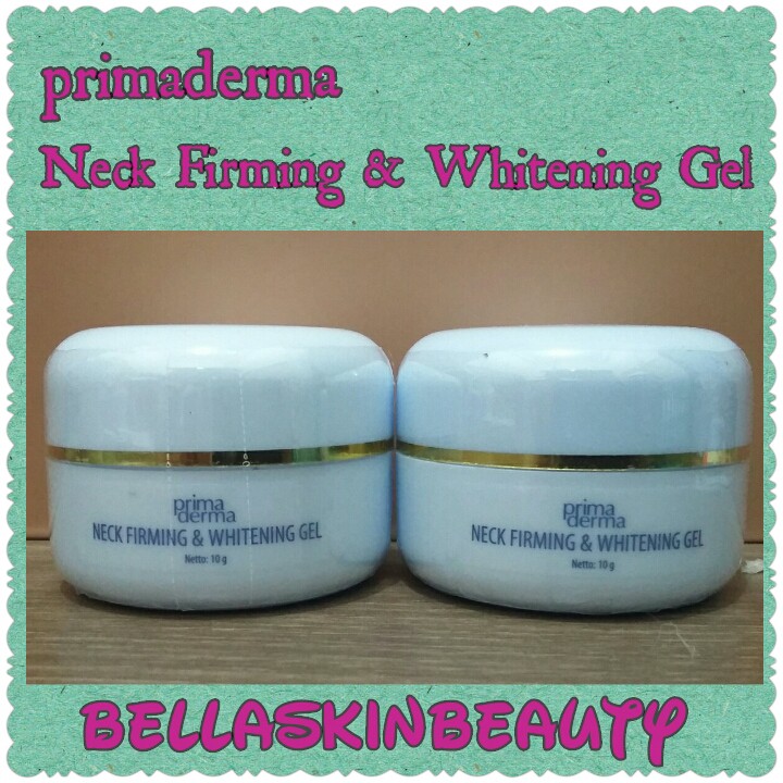 PRIMADERMA NECK FIRMING &amp; WHITENING GEL | CREAM LEHER DAN PEMUTIH BPOM