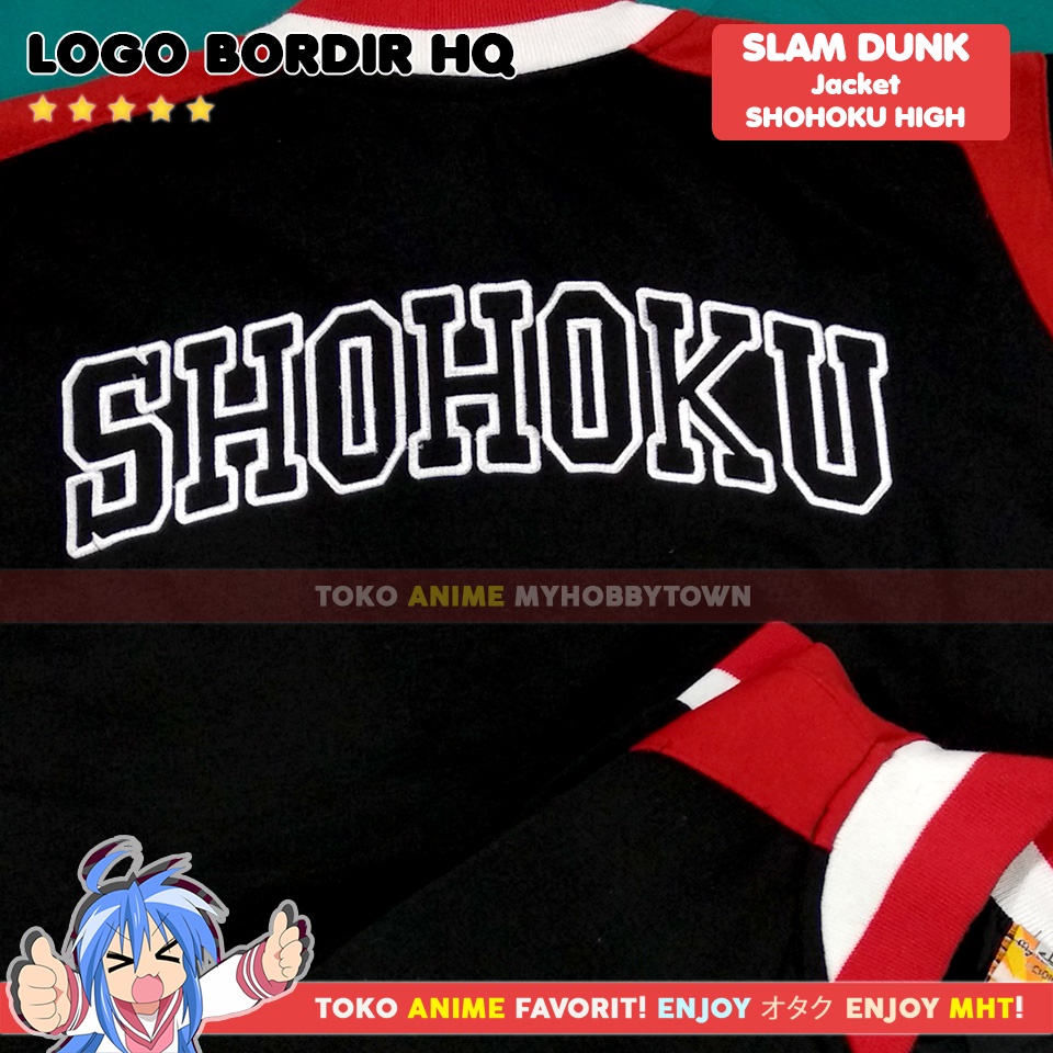 Jaket Hoodie Anime Slam Dunk Shohoku Sakuragi Hanamichi Rukawa Kaede Hisashi Mitsui Gori Cosplay Fashion