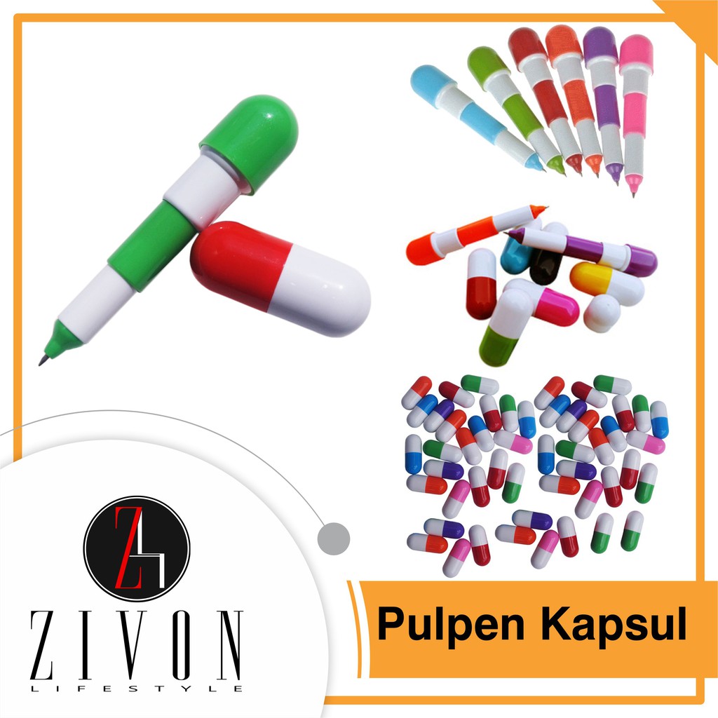 

Pulpen Kapsul Pen ballpoint pena bolpen bolpoin lucu unik grosir MH41