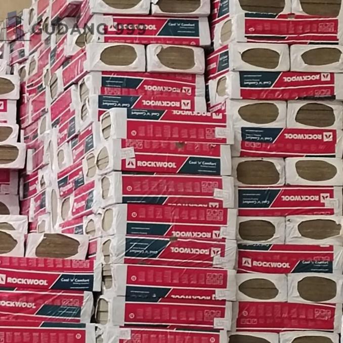 Rockwool D100 5cm / Peredam Ruangan / Busa Peredam Suara / Rokwol