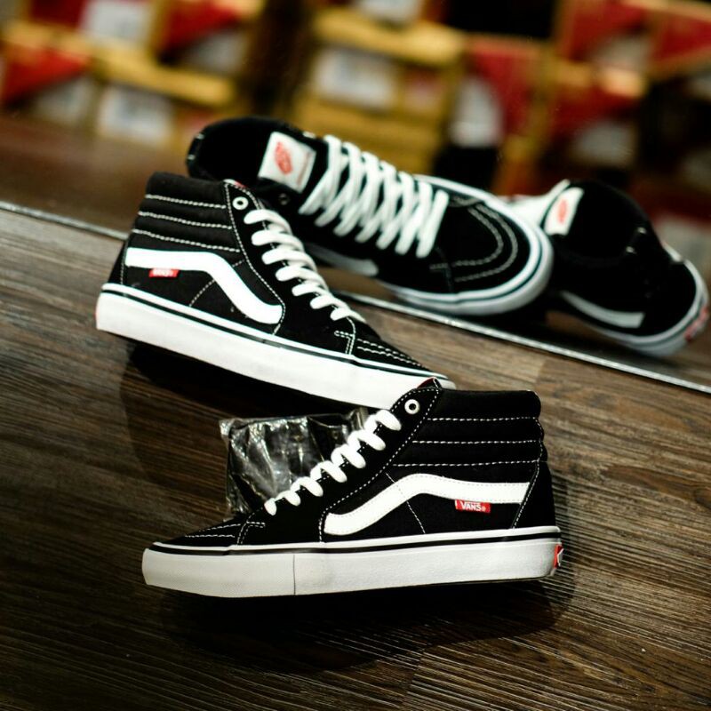 VANS SK8 Hi REISSUE 138 BLACK WHITE