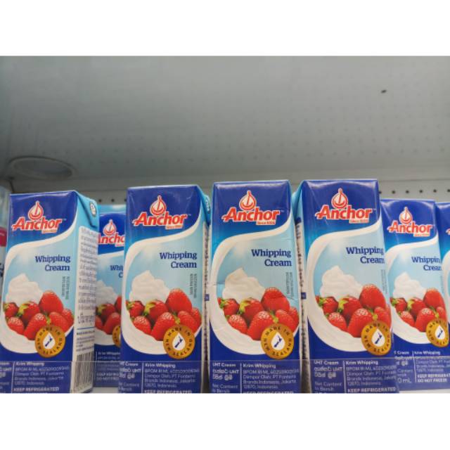 

Anchor uht whipping cream 250 ml