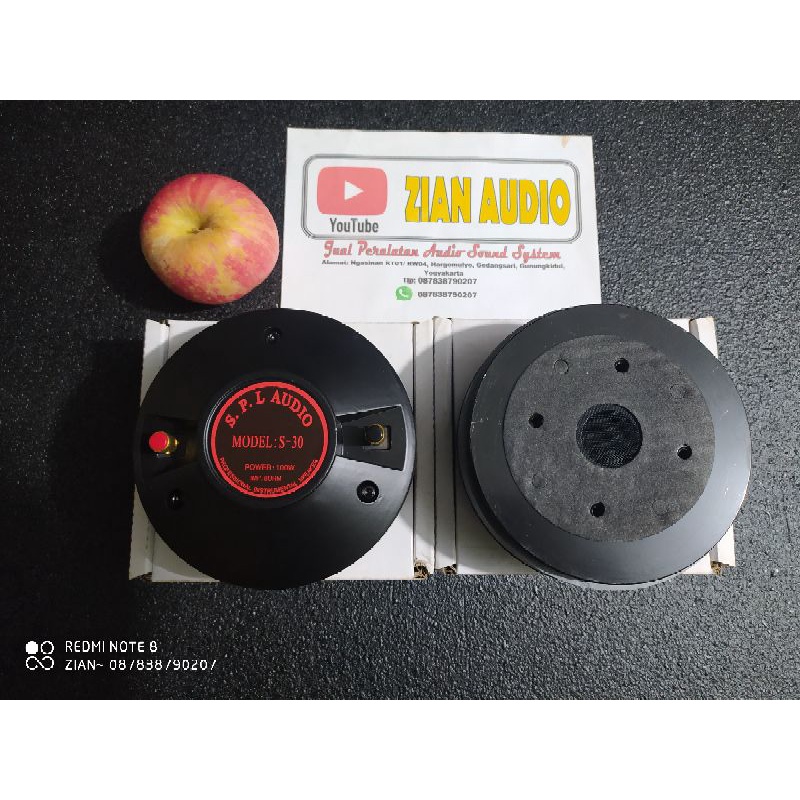 Driver Tweeter SPL Audio S-30 Original(zian audio)