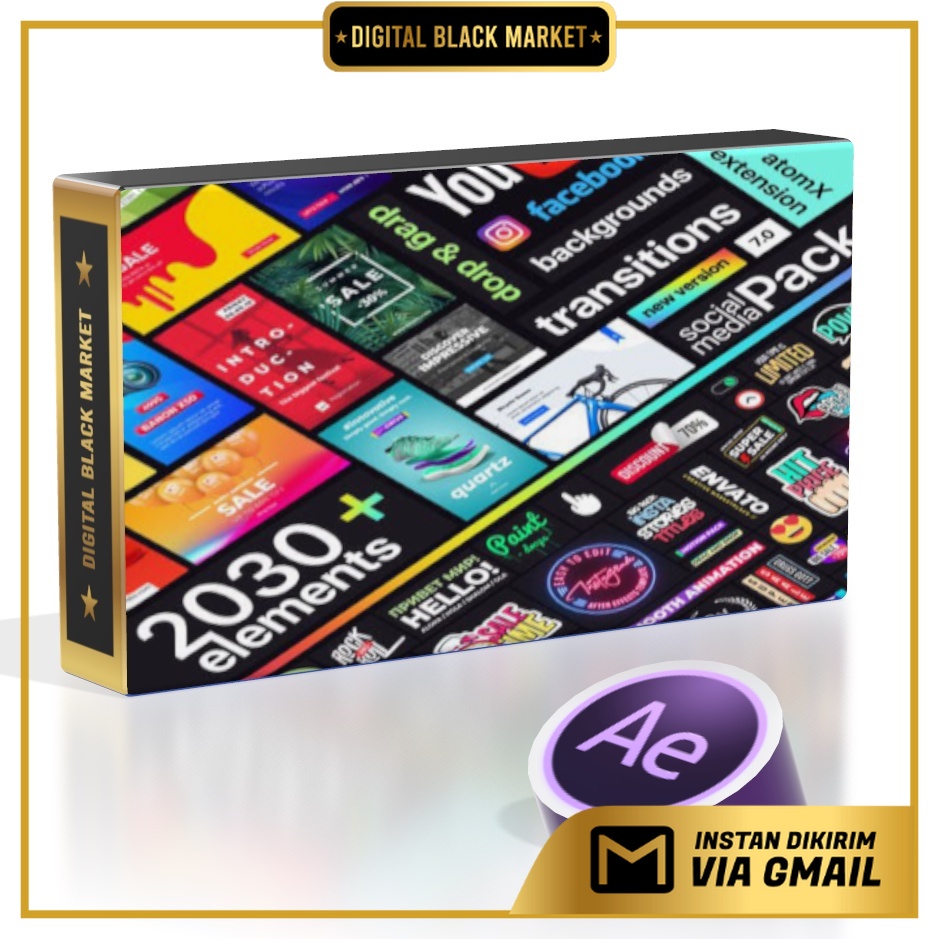 AtomX - Instagram Stories Designs And Transitions Pack V7 - After Effect (Extension)