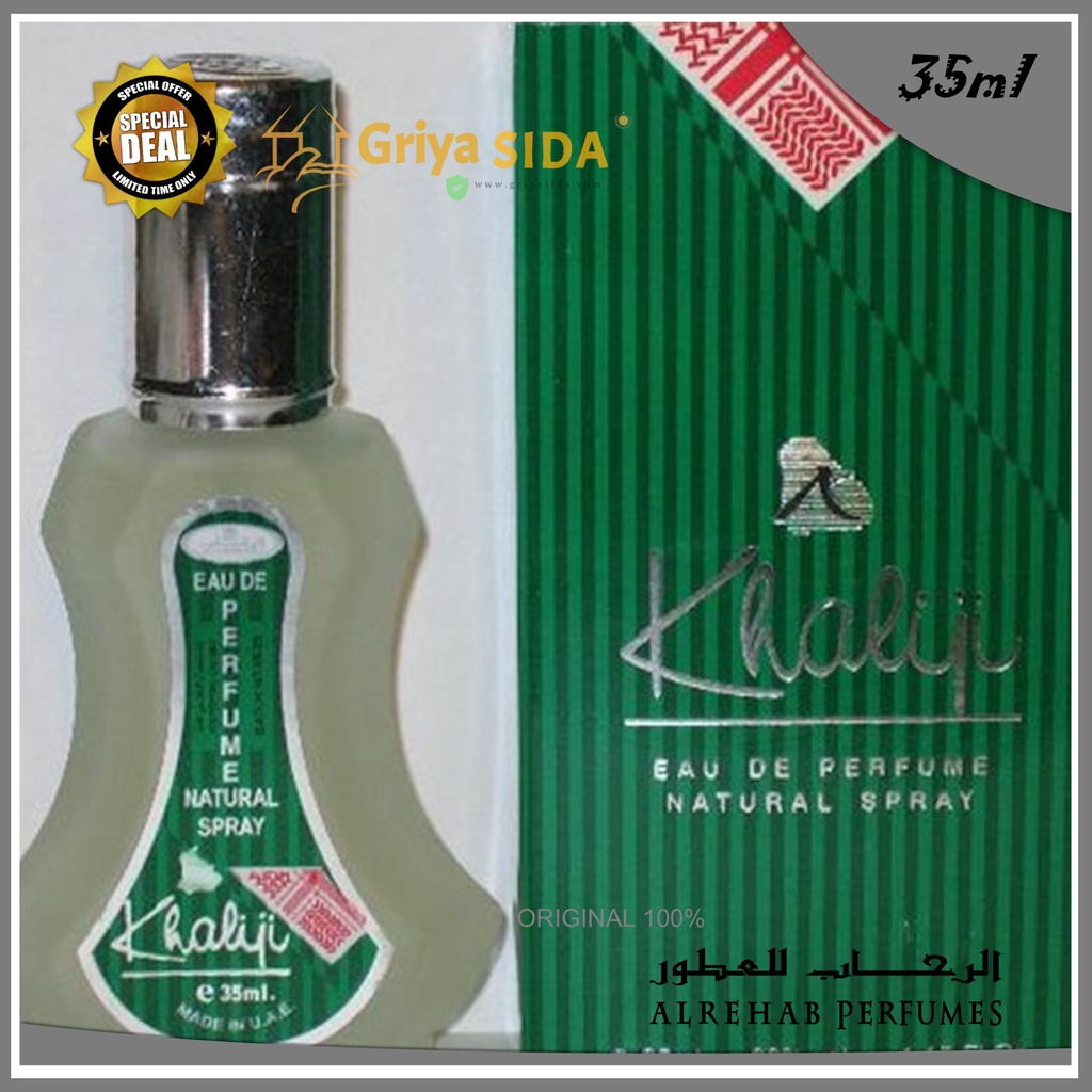 Parfum al rehab alrehab khaliji 35ml original minyak wangi alrehab spray PROMO!