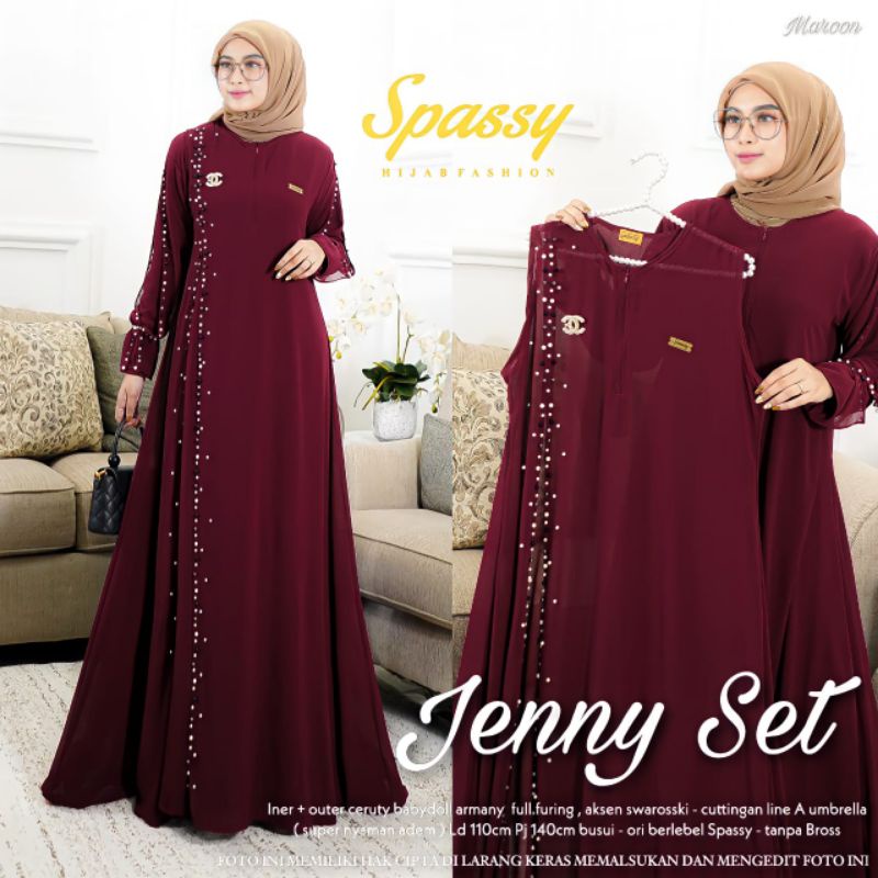 JENNY SET, DRESS PESTA KONDANGAN ORI SPASSY