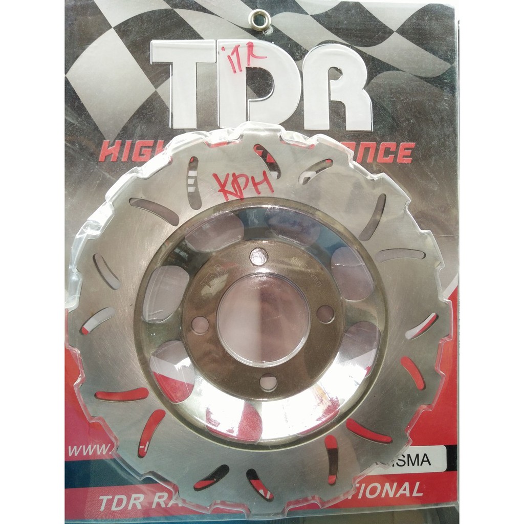 PIRINGAN TDR KARISMA CS1 FIT NEW SUPRA 125 REVO LAMA DISK CAKRAM FRONT TDR RACING ORIGINAL 220MM