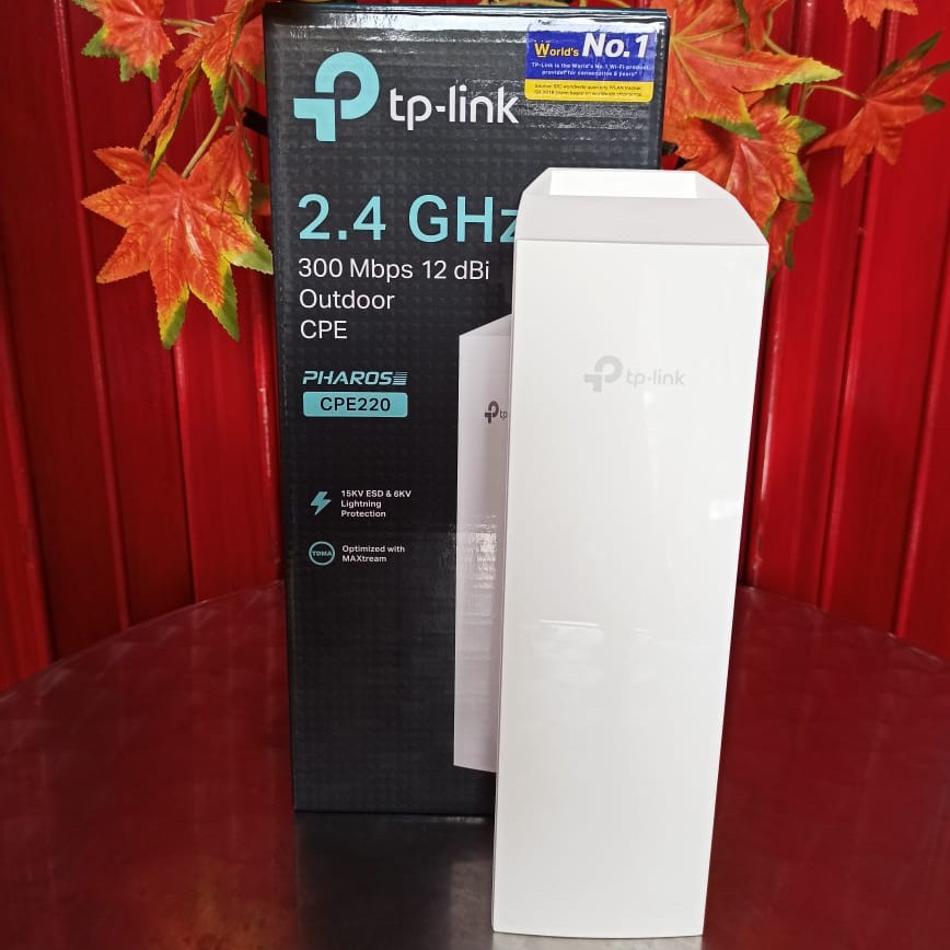 CPE220 | ROUTER ACCESS POINT TP-LINK CPE220 300 MBPS 12 DBI OUTDOOR ORIGINAL RESMI