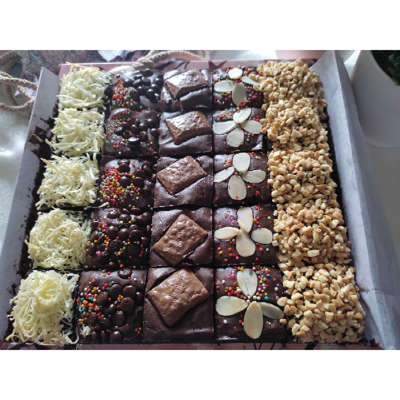

Brownies sekat uk 20x20