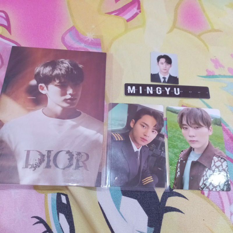 PC Photocard Mingyu Pilot Set Bundle Seventeen