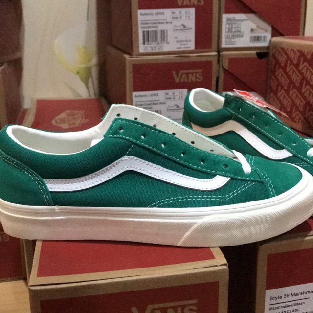 Vans Style 36 Marshmallow Green