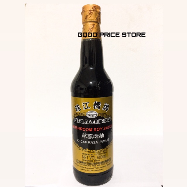 

Mushroom Soy Sauce merek Pearl River Bridge