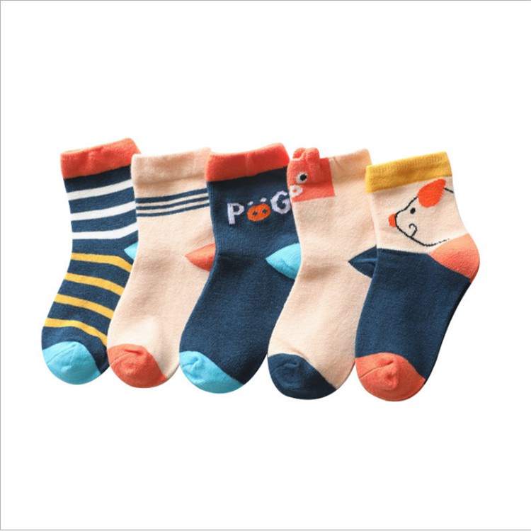 [5 PSG] 1-12 thn | KAOS KAKI BAYI ANAK IMPOR SOCKS LUCU KARAKTER KARTUN UNISEX vol.E2