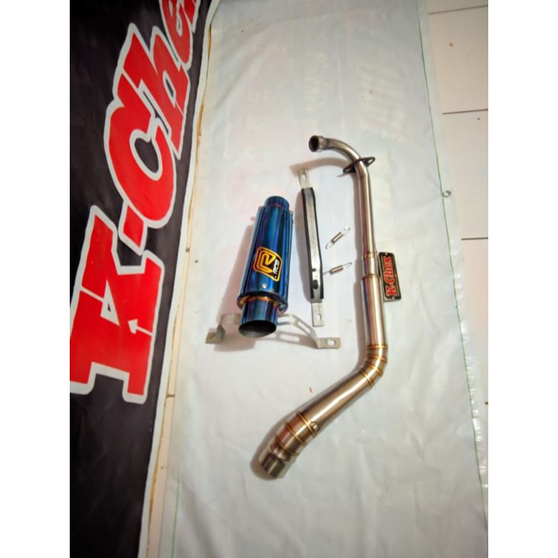 Knalpot RCB Bluemoon Supra Vega Mx New Mx Old Dll