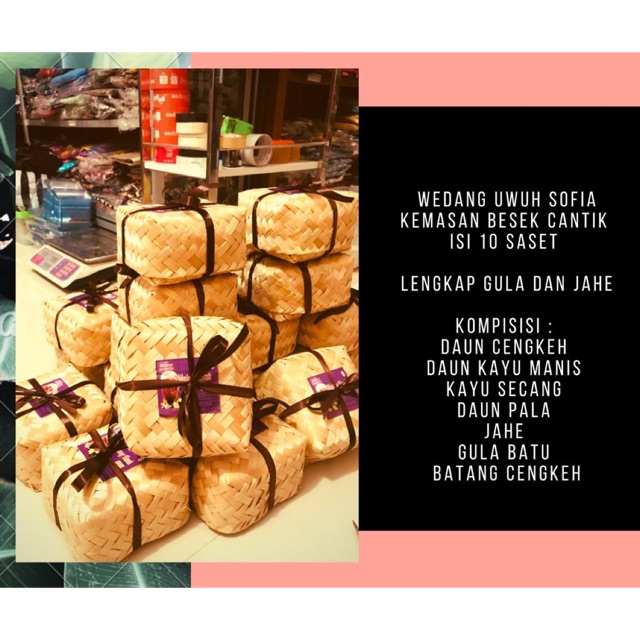 

IDULFITRI HAMPERS / SOUVENIR IDULFITRI / MINUMAN HERBAL / WEDANG UWUH