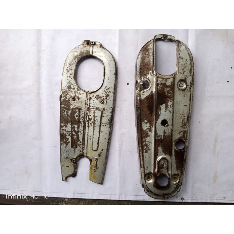 Ketengkas Tutup Rantai Belakang Suzuki Rc 80 Rc 100 Original Second