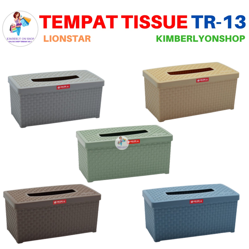 Tempat Tissue Kotak Tisu Plastik Rato Large TR 13 Lion Star