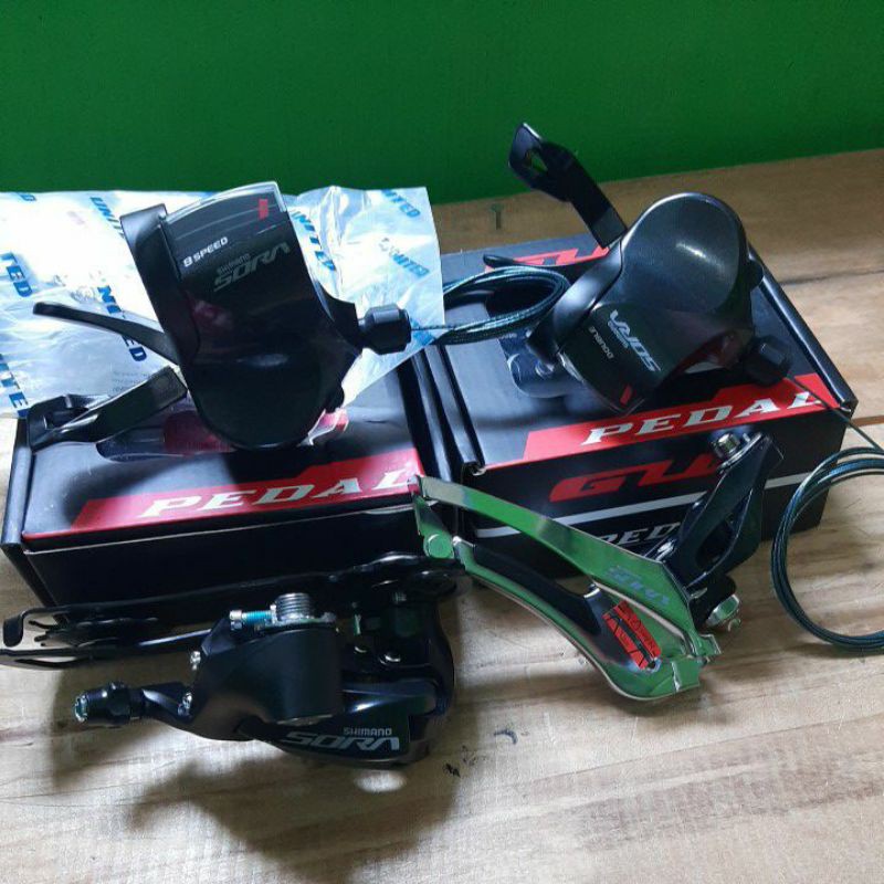 Groupaet mini sora R3000 rd sora fd sora shifter 2 × 9 speed sora R3000 ori