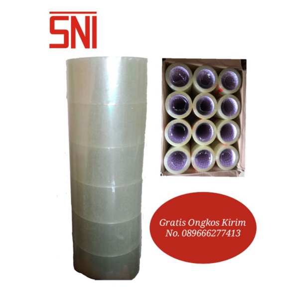 

Bodhi Tape Lakban Bening 48 MM x 90 Yard (Roll-an)
