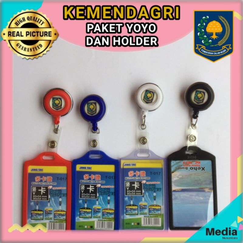 

Kementrian Dalam Negeri Yoyo Id Card + Holder Logo Name Tag