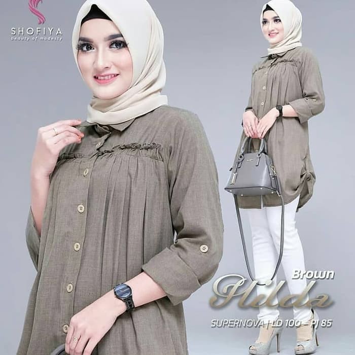 Hilda Tunik | Baju Atasan Wanita Muslim Murah & Berkualitas