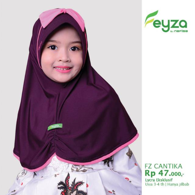 Jilbab instan / jilbab anak / jilbab murah / jilbab Nafisa / jilbab Feyza / Fz Cantika