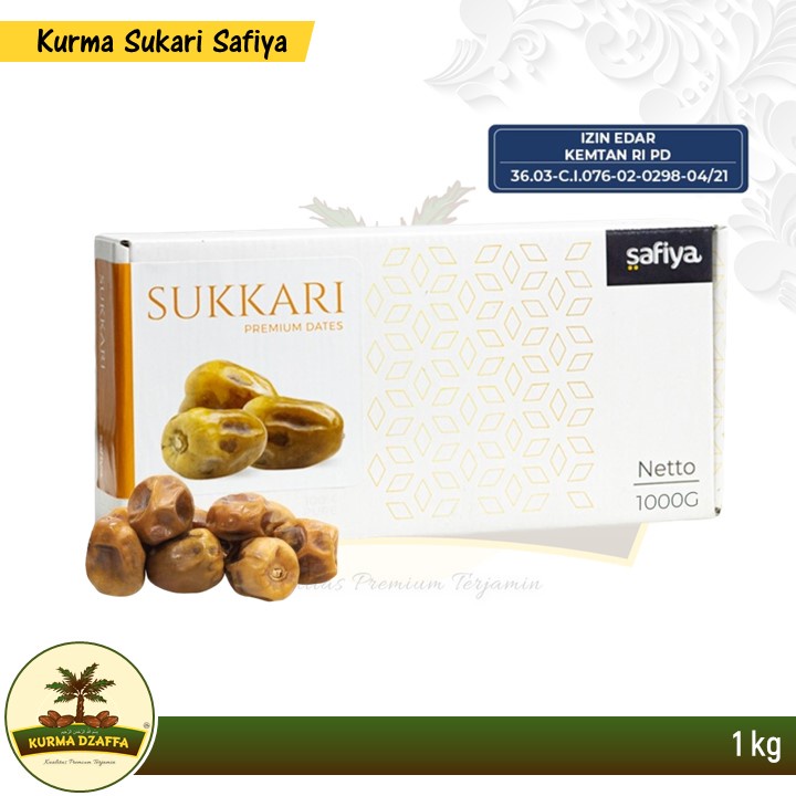 

Kurma Sukari Safiya 1 kg/Kurma Raja Kurma Basa