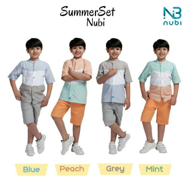 Setelan anak cowok Summer Set Nubi Kids