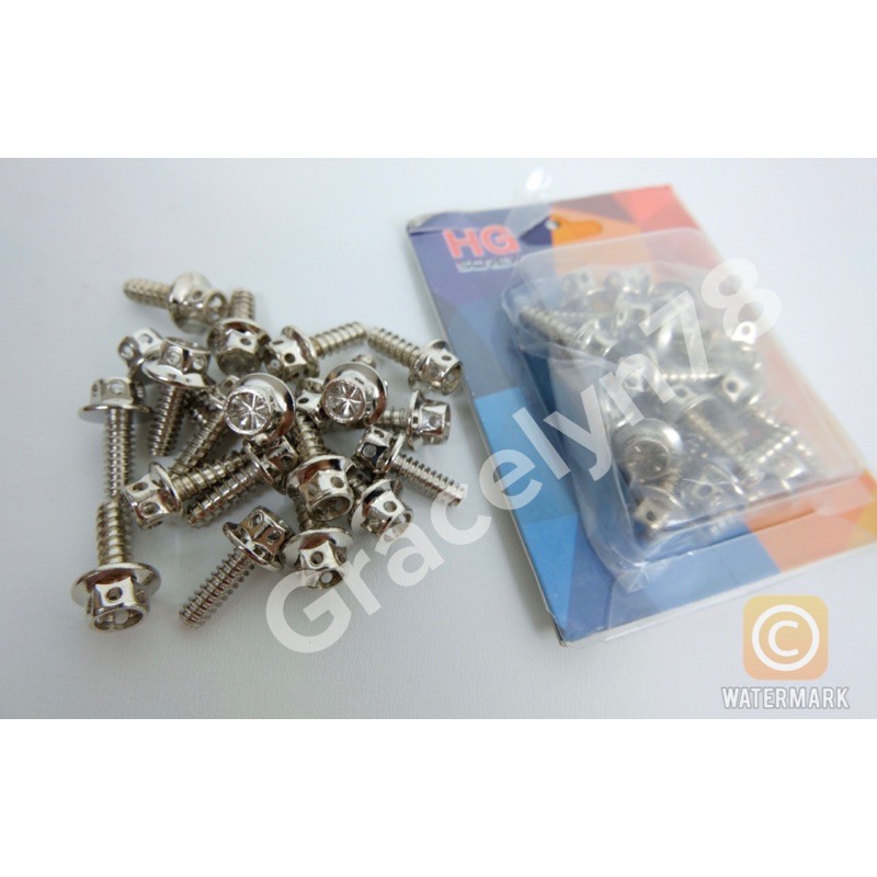 Baut body probolt flower cacing tersedia untuk segala jenis motor harga satuan