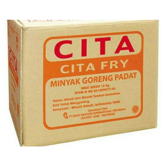 

MINYAK GORENG PADAT CITA FRY 15KG DFBH5612DF