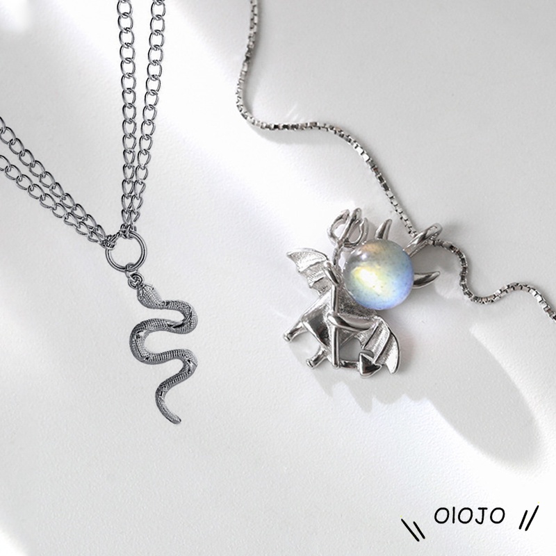 Korea Kalung Pria Dan Wanita Gaya Hip-hop Klavikula Liontin Fashion Aksesoris- olo