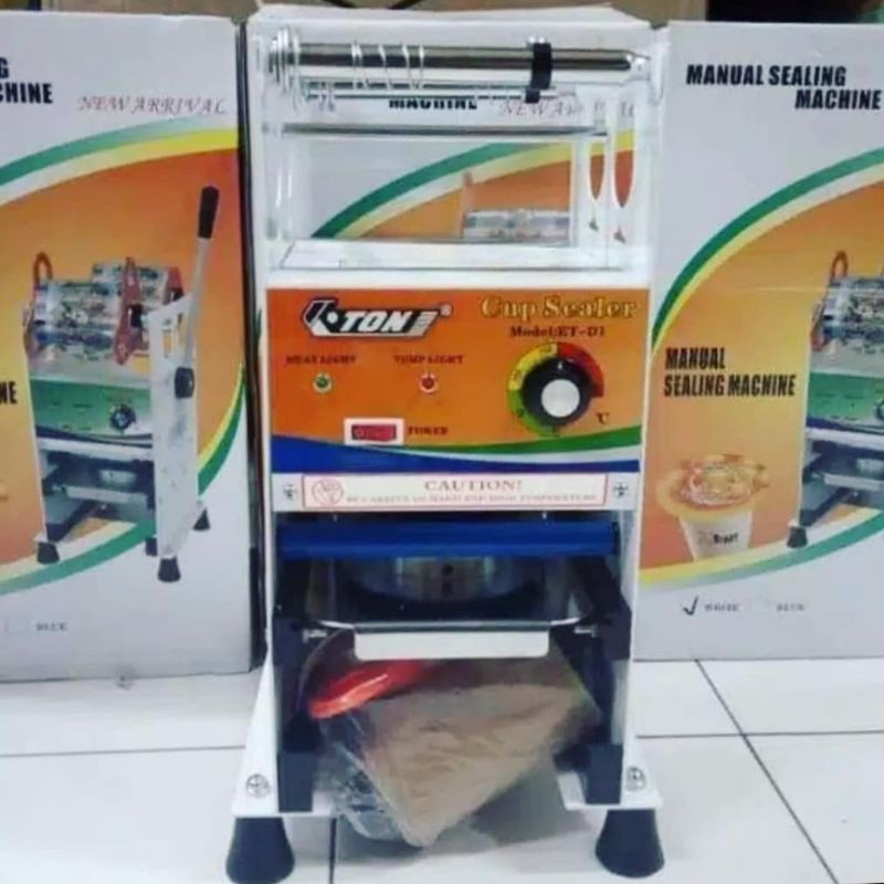 Jual Khusus Gosend Cup Sealer Eton Et D1 Mesin Press Gelas 12 22 Oz Shopee Indonesia 0848