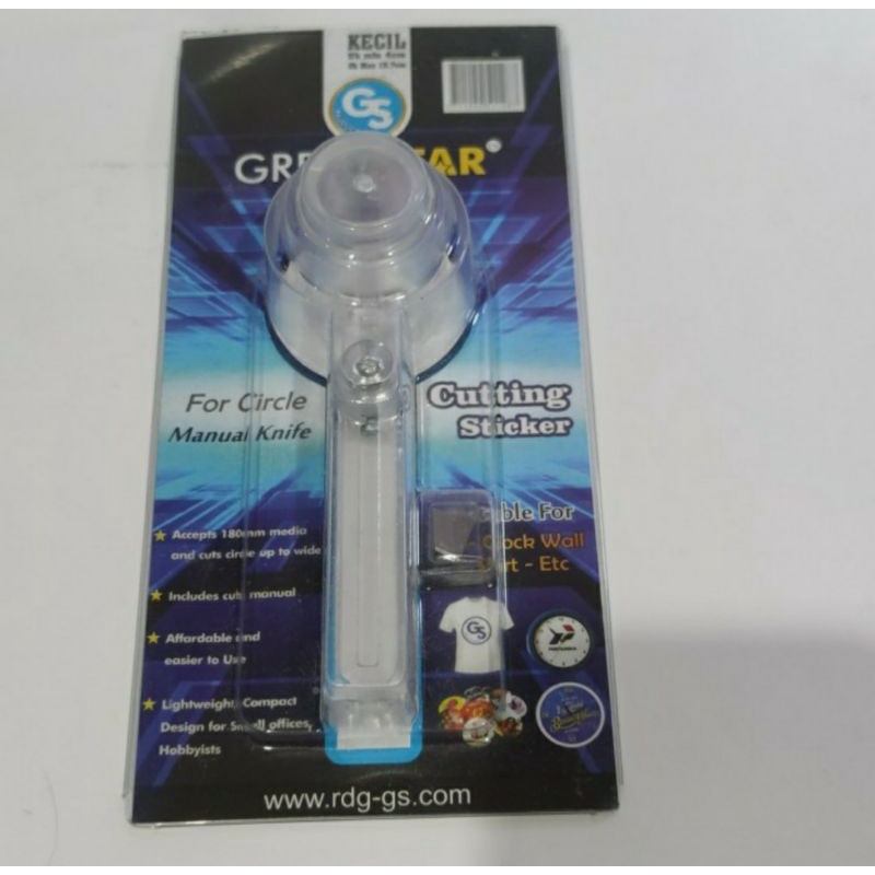 Circle Cutter Alat Pemotong Kertas Pin Lingkaran Cutting Stiker GS