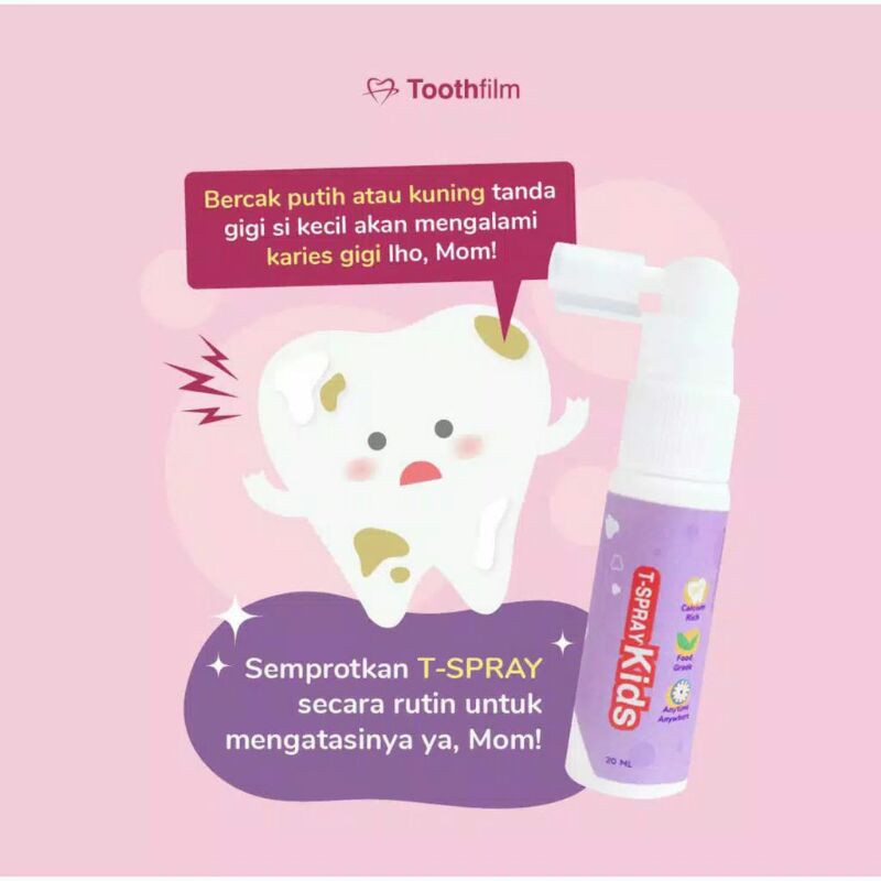 T Spray Kids Mouth Spray TSpray Kids Toothfilm