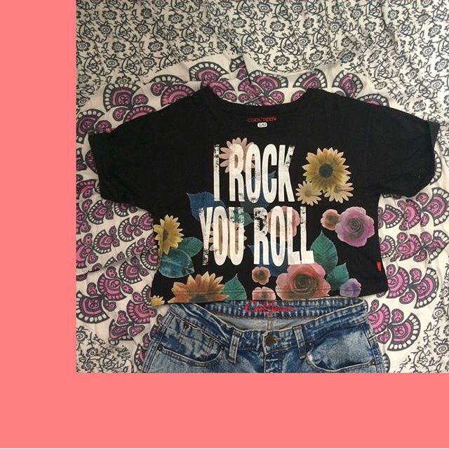 Baju croptee (coolteen)