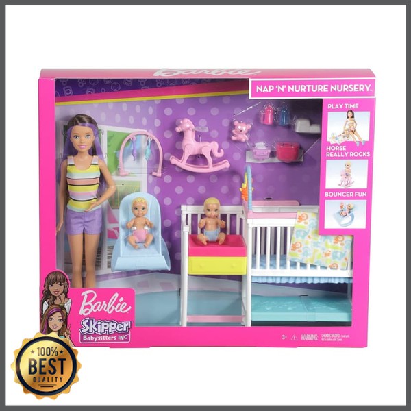 barbie nap n nurture nursery