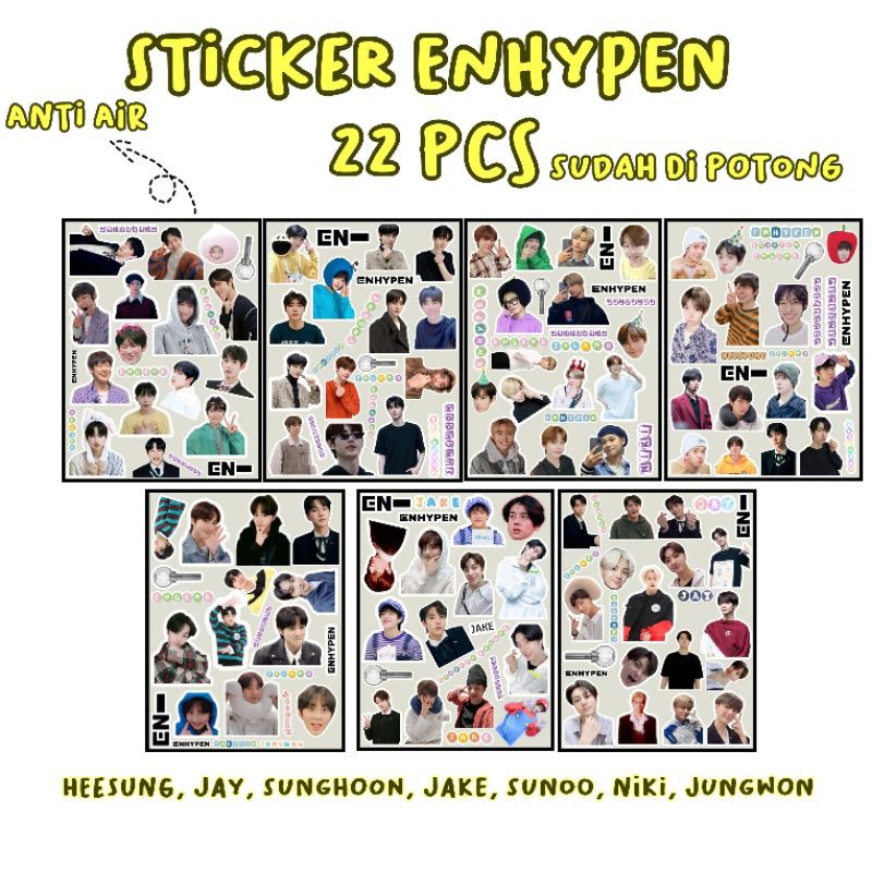 

STIKER ANTI AIR ENHYPEN KPOP