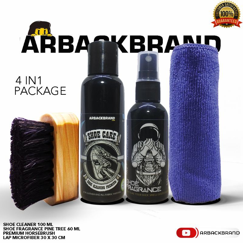 Jual Paket 4 in 1 shoe cleaner laundry pembersih sepatu Edisi 100 ml Shopee Indonesia