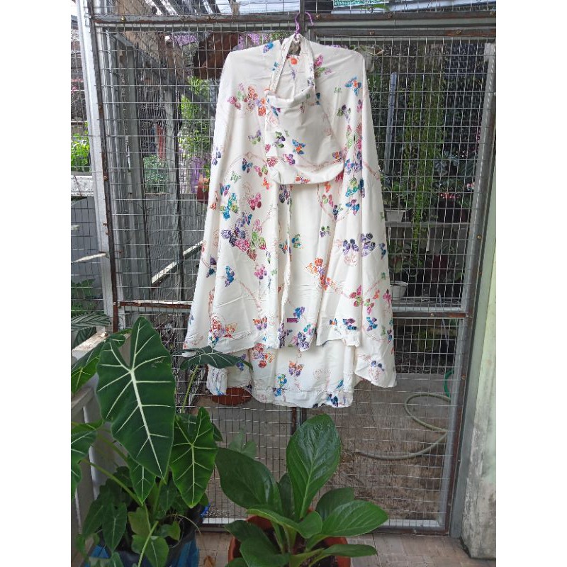 Mukena jumbo katun Jepang