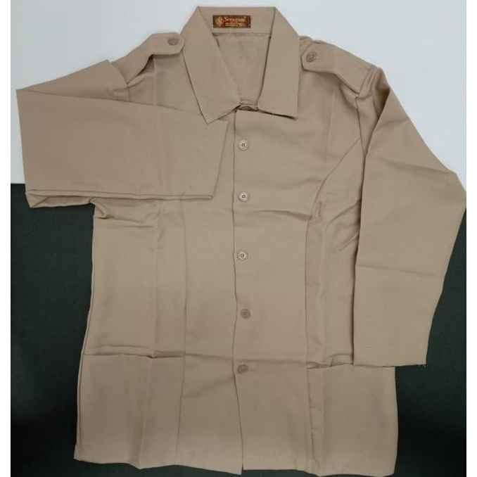 BAJU SERAGAM SEKOLAH PRAMUKA PEMBINA WANITA BAHAN CATERINA