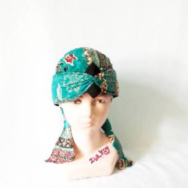 Blangkon iket kepala sunda belangkon batik hijau