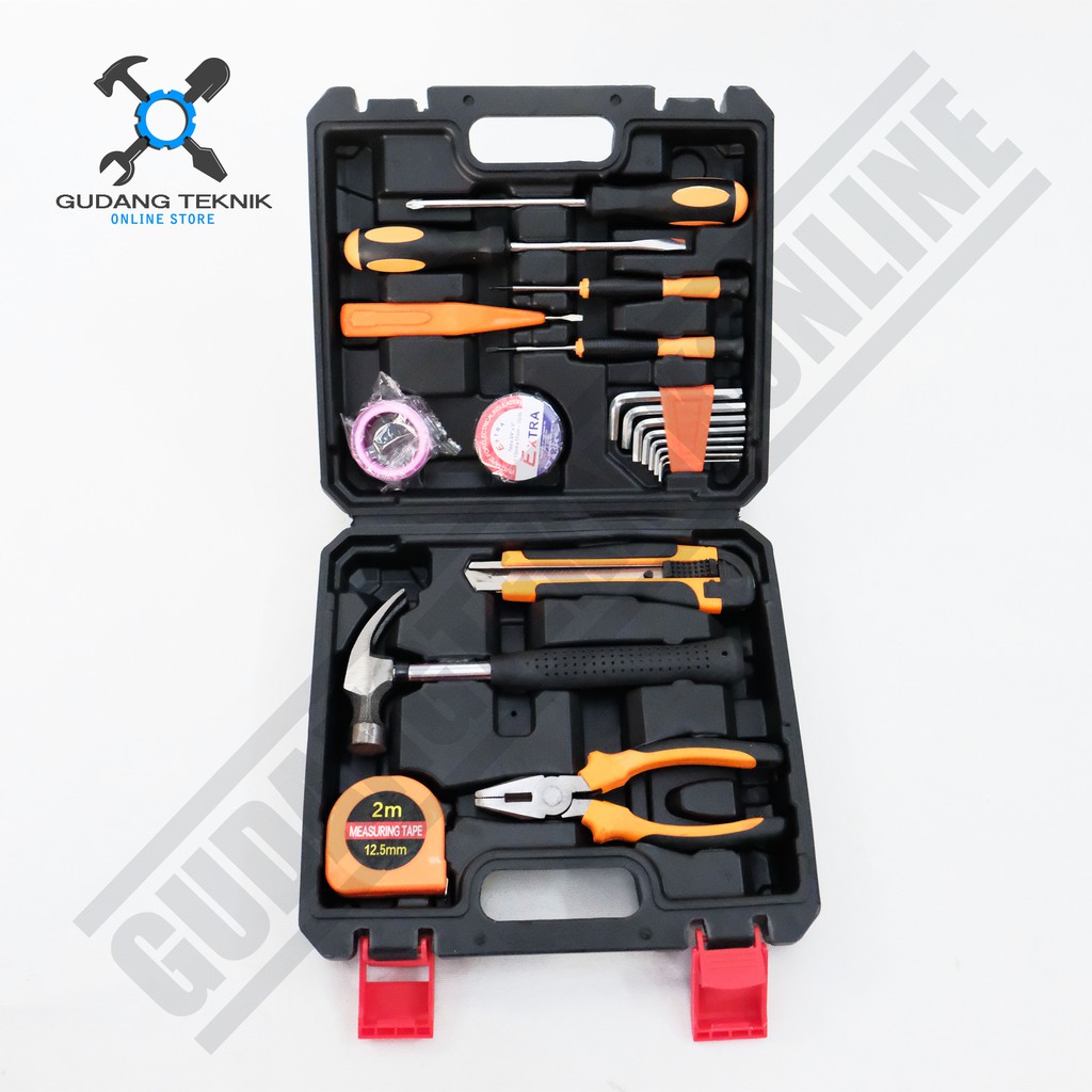 Tool Kit Set HTB 1020- Obeng Tang Palu Kunci Set DoziroTool Kit Set Doziro - Obeng Tang Palu Kunci S