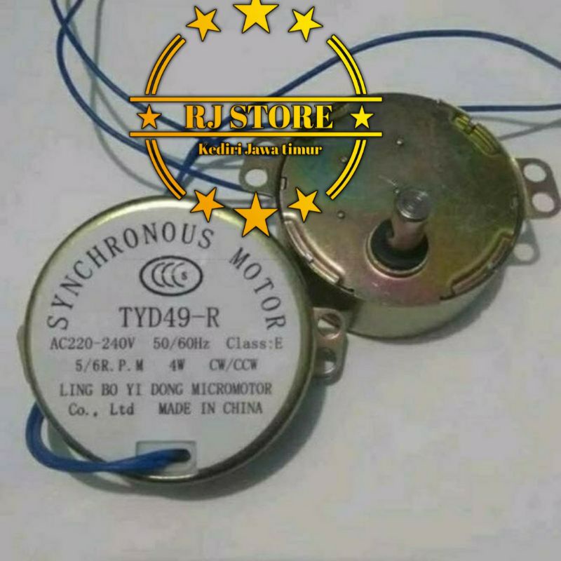 DINAMO MOTOR ROTARI SYNCHRONOUS AC 2,5/3 RPM 4W Dinamo Mesin Tetas AC/KIPAS ANGIN