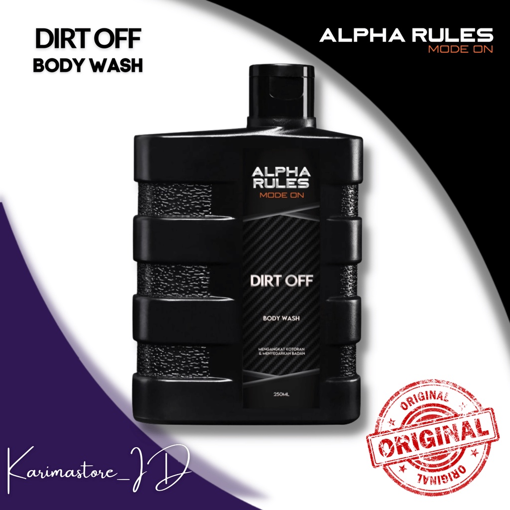 ALPHA RULES Dirt Off - Body Wash 250 ml ORIGINAL