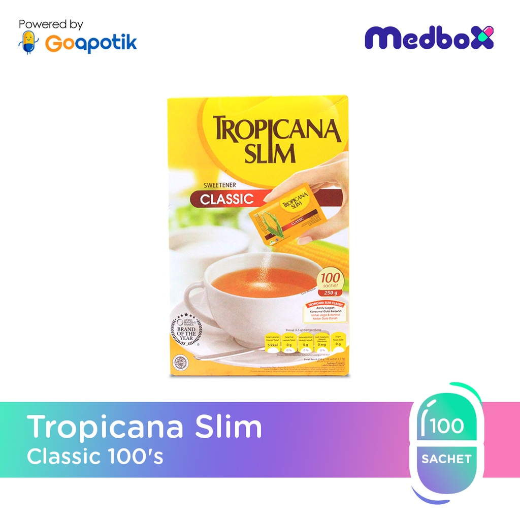 

Tropicana Slim Classic 100 Sachet