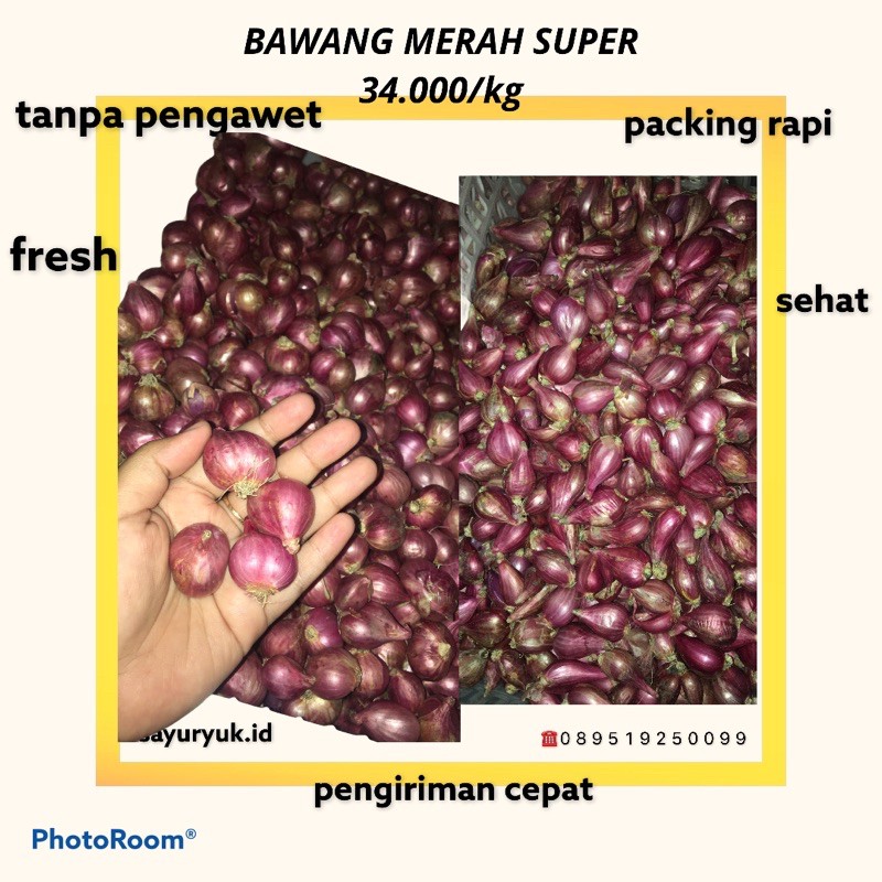 

BAWANG MERAH SUPER (250gr,500gr,1000gr)