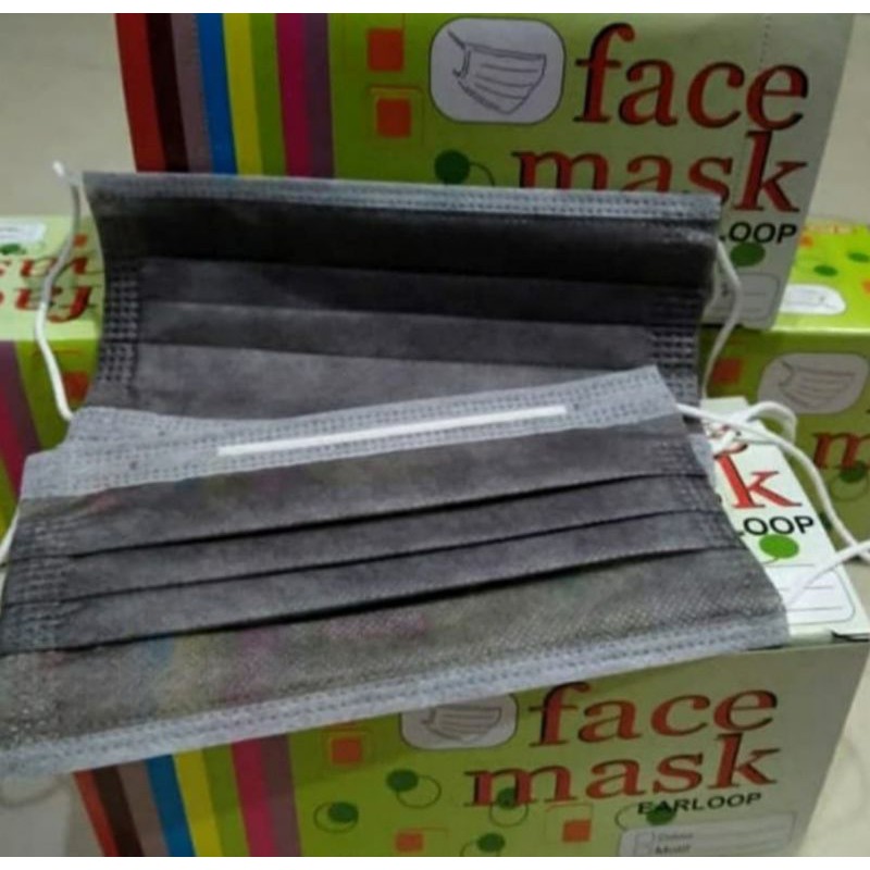 Masker Face Mask 2ply Earloop