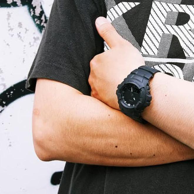 G1L8 Jam Tangan Pria Jam Tangan Black Casio G-Shock Original Quality  - Hitam 8V9J