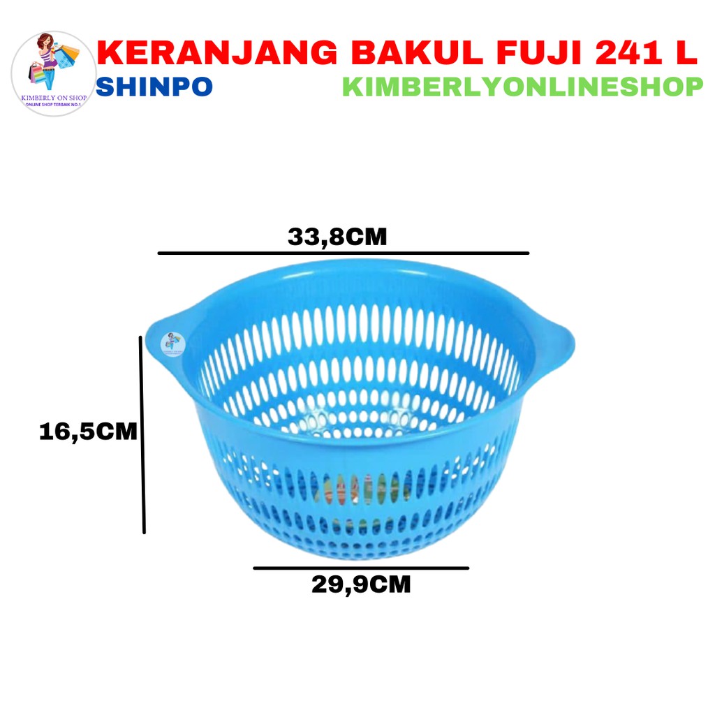 Keranjang Plastik Buah Bakul Fuji 241 L Shinpo