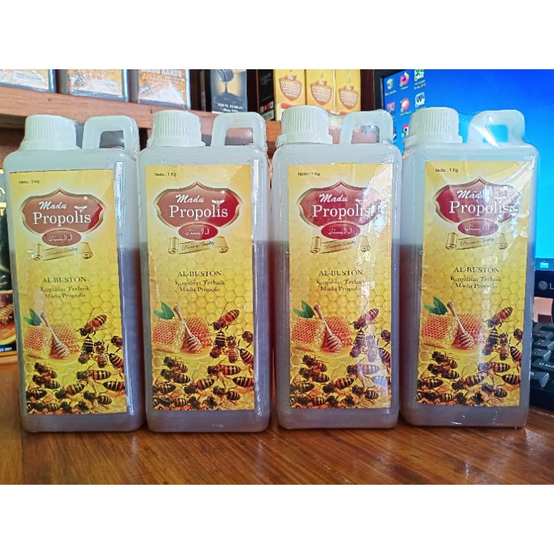 

Madu Murni Plus Propolis Al Buston 1Kg Asli Original 100%